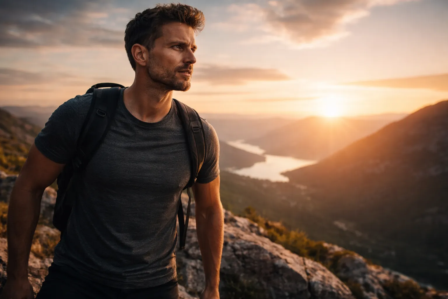 mentale kracht mannen focus richting en energie herstellen