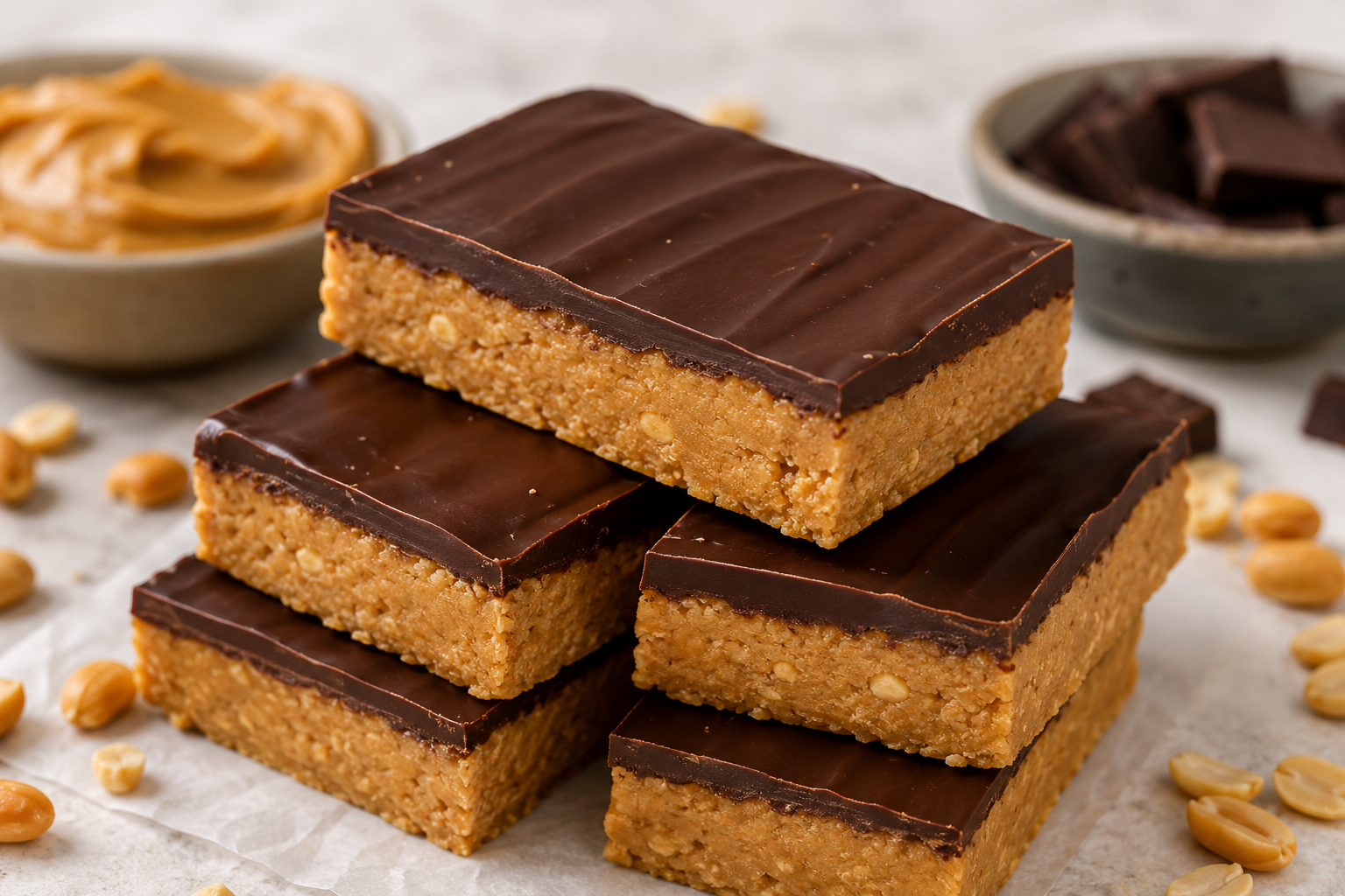 Eiwitrijke Peanut Butter Protein Bars