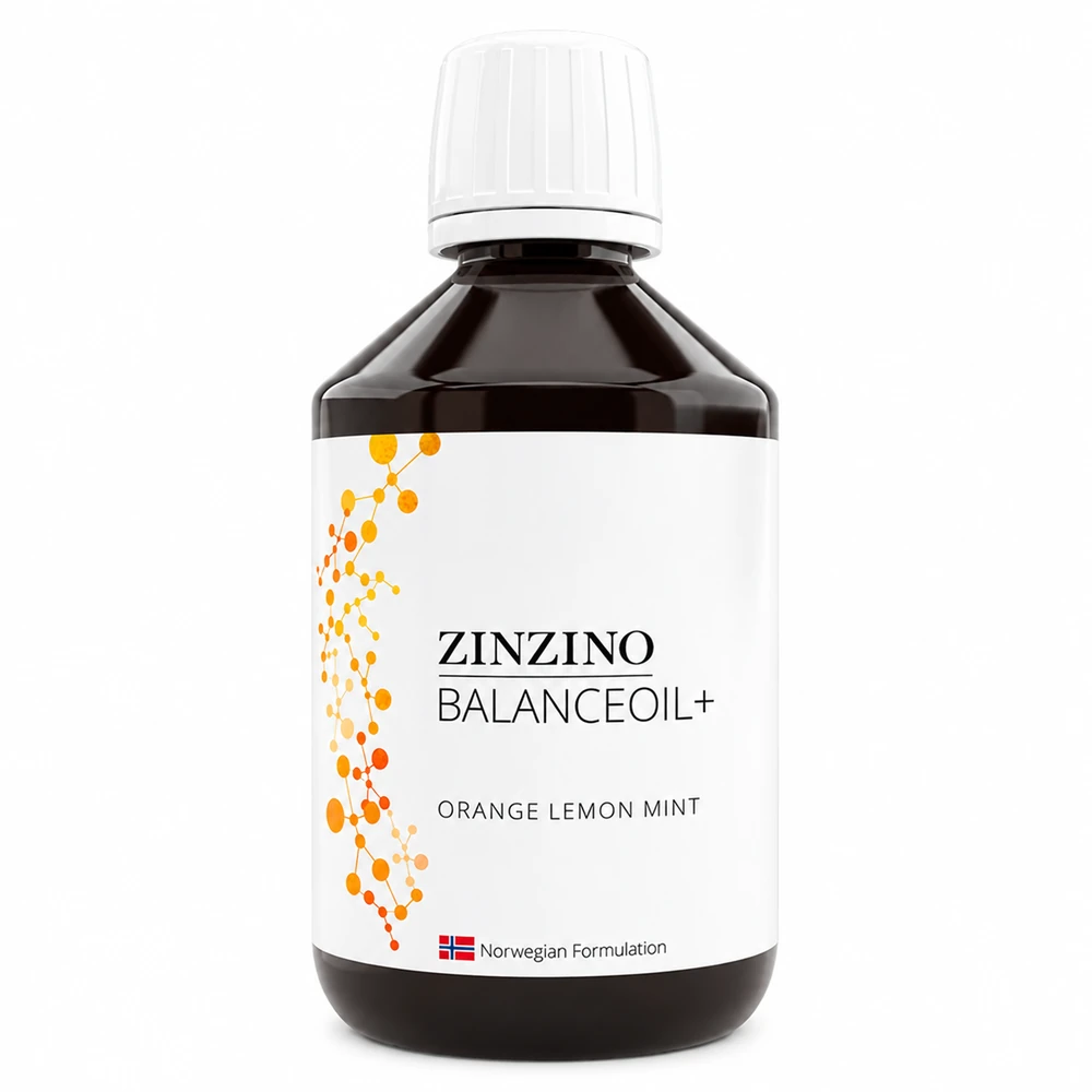 Zinzino BalanceOil+ Orange Lemon Mint omega 3 olie